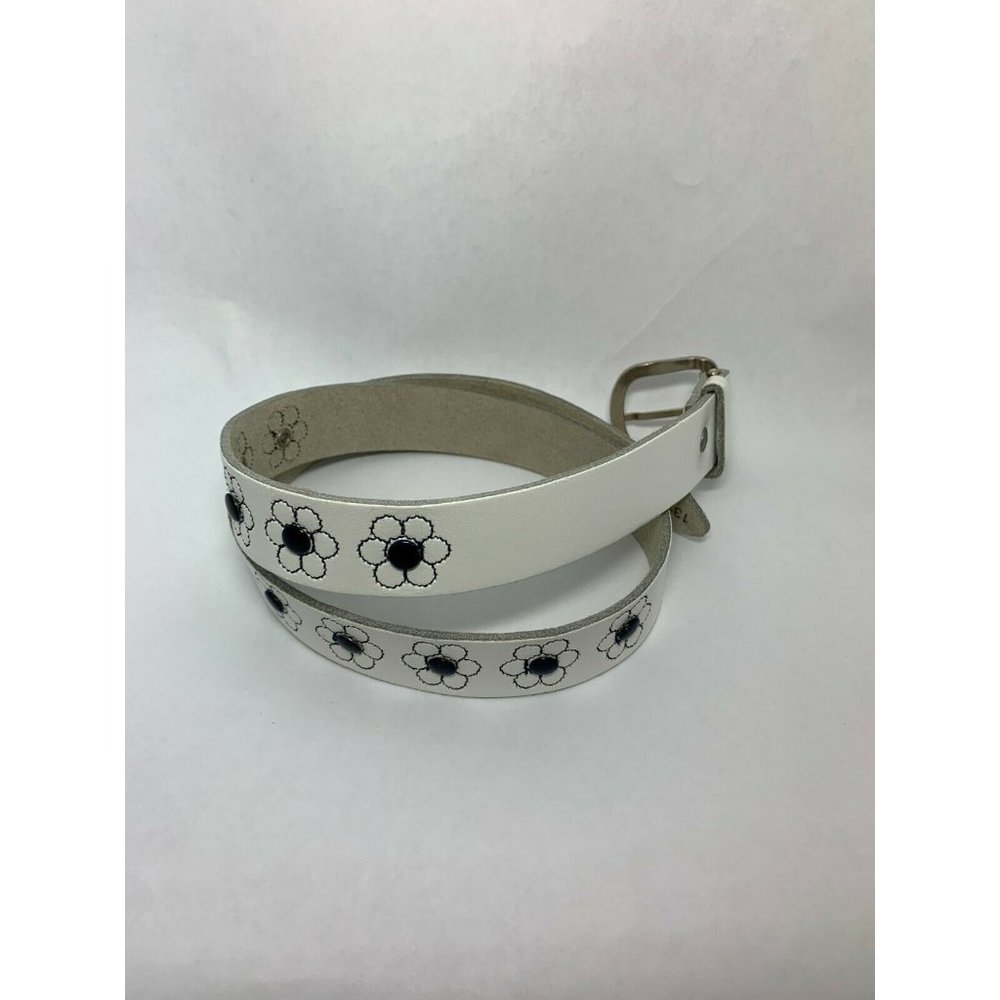 90's Vintage Flower Belt 26" Made in France
